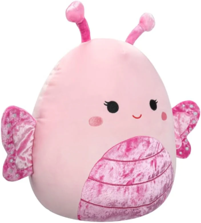 Squishmallow Velvet Mogo The Light Pink Butterfly Plush 12inch - Image 2