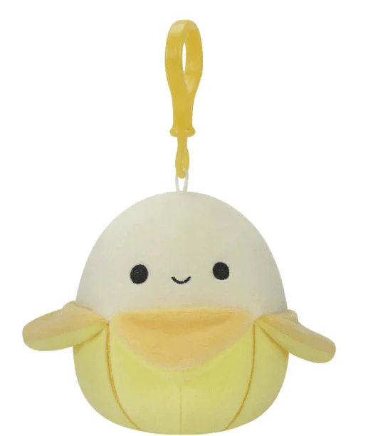 Squishmallows Clip On - Junie the Yellow Banana 3.5inch SQCR00784/DIS0459