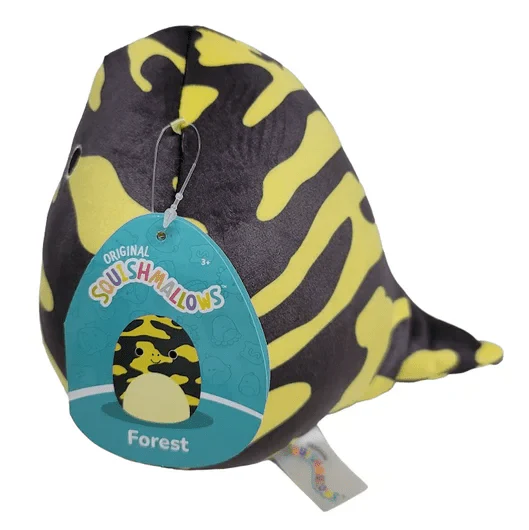 Squishmallows Forest the Yellow and Black Salamander Plush 7.5inch SQCR02395/SQCR02741 - Image 2
