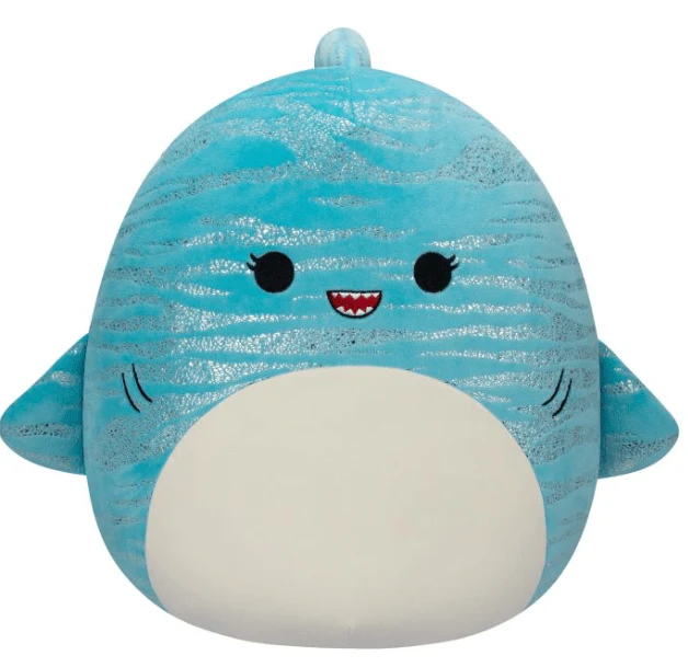 Squishmallows Lamar Blue Whale Shark Plush 12inch SQCR02408/SQCR02428