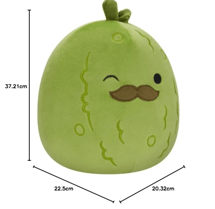 Squishmallows Little Plush Squad - Charles The Pickle 7.5in SQCR04084/SQCR04065 - Image 4