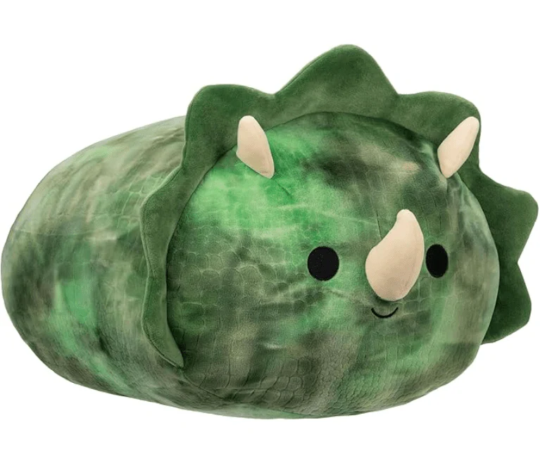 Squishmallows Rainbow Trey the Triceratops 12inch - Image 2