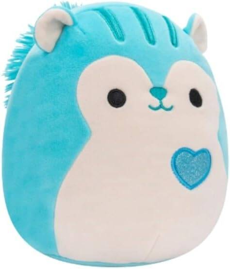 Squishmallows Candy Heart Valentine 2024 5" Plush - Santiago the Squirrel - Image 2