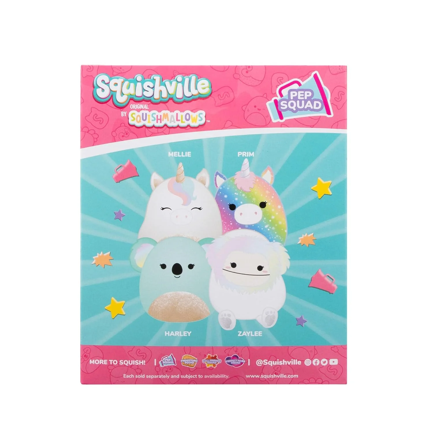Squishmallows Squishville Mini Pep Squad 4 Pieces - Image 7