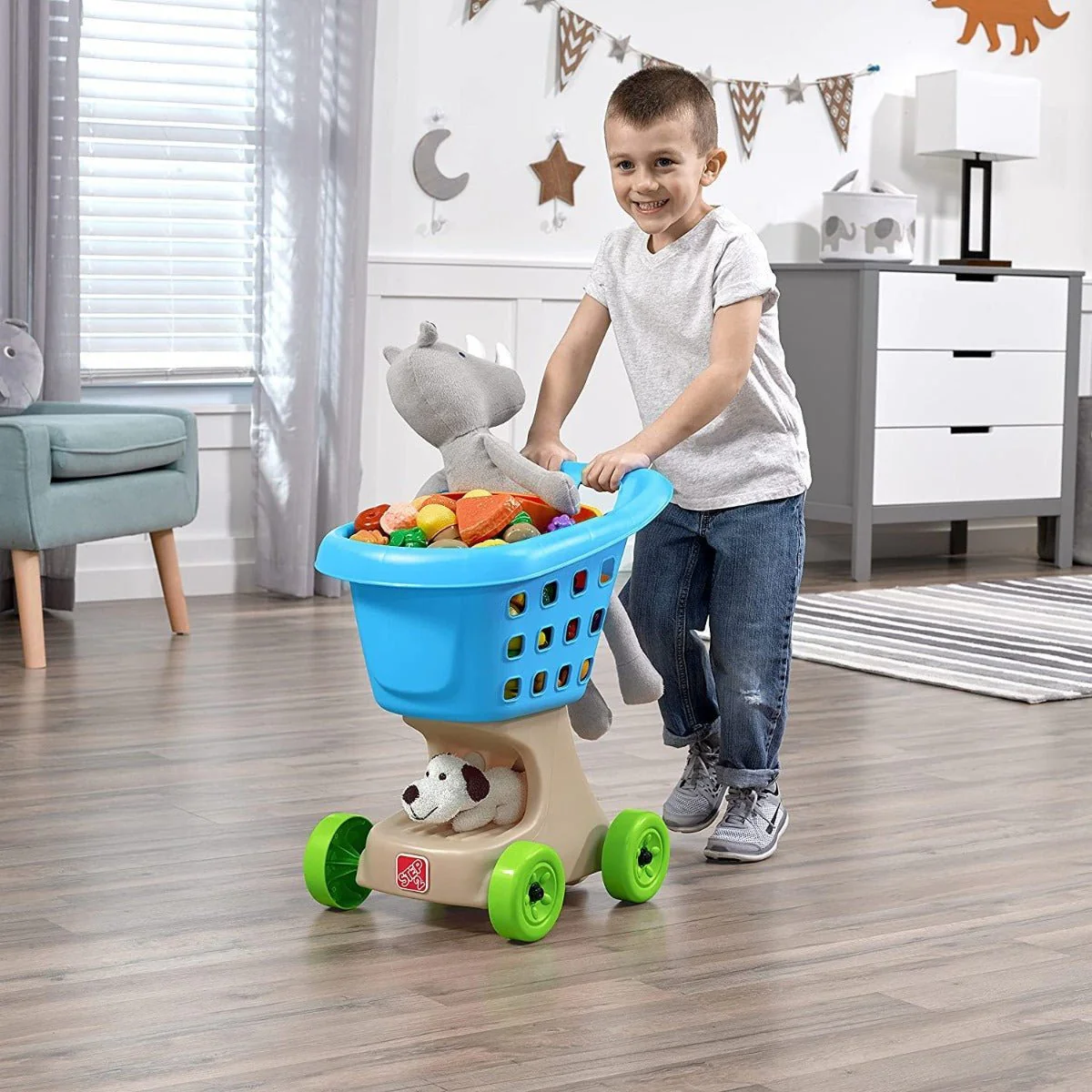 Step2 Little Helpers Shopping Cart in Blue 700000/700500 - Image 6