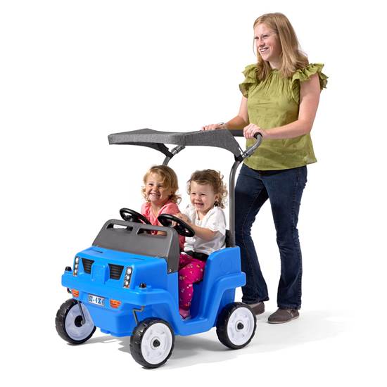 Step2 Side by Side Push Around SUV Two-Seater Push Car 483399 - Image 2