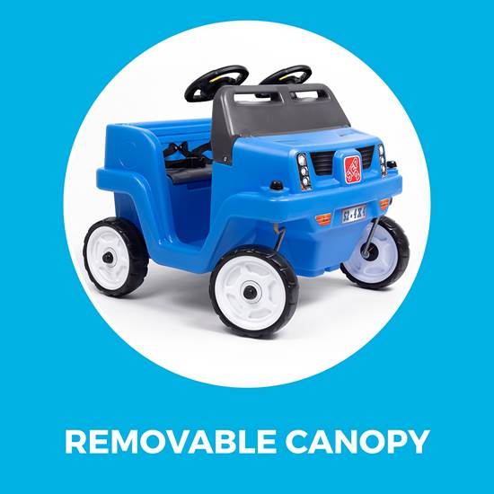 Step2 Side by Side Push Around SUV Two-Seater Push Car 483399 - Image 6