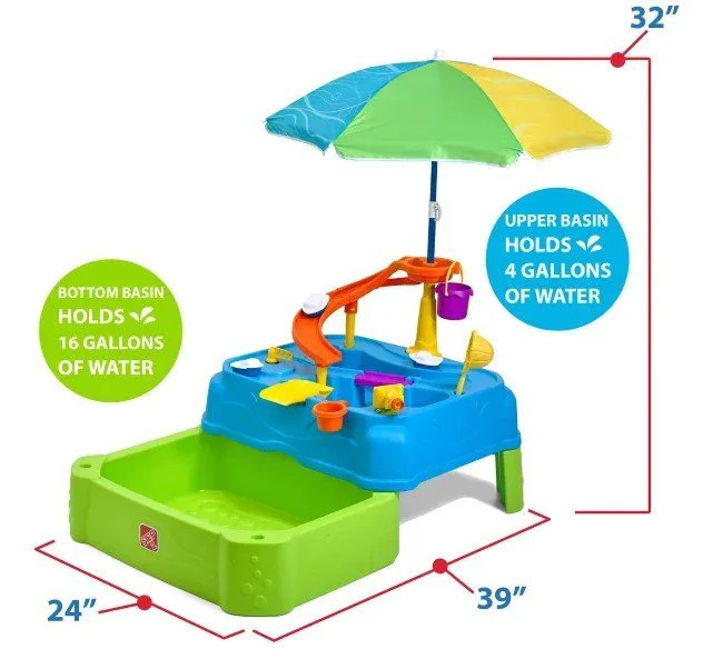 Step2 Waterpark Wonders Two-Tier Water Table 414599 - Image 7