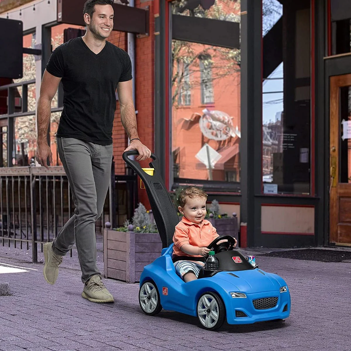 Step2 Whisper Ride Cruiser Push Car Blue 866900 - Image 2