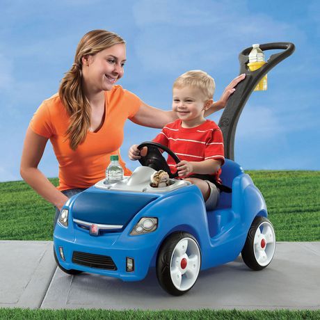 Step2 Whisper Ride II Kids Blue Ride On Push Car 823000 - Image 3
