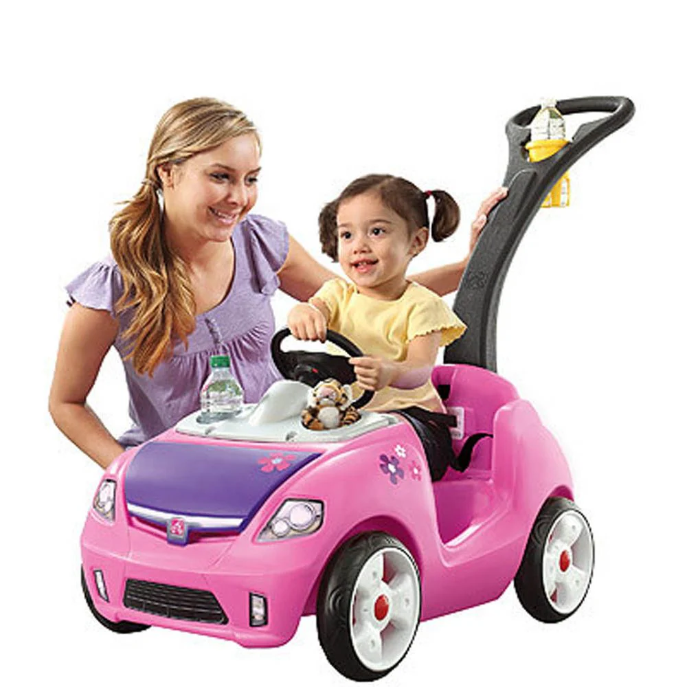 Step2 Whisper Ride II Ride On Push Car Pink 824200 - Image 2