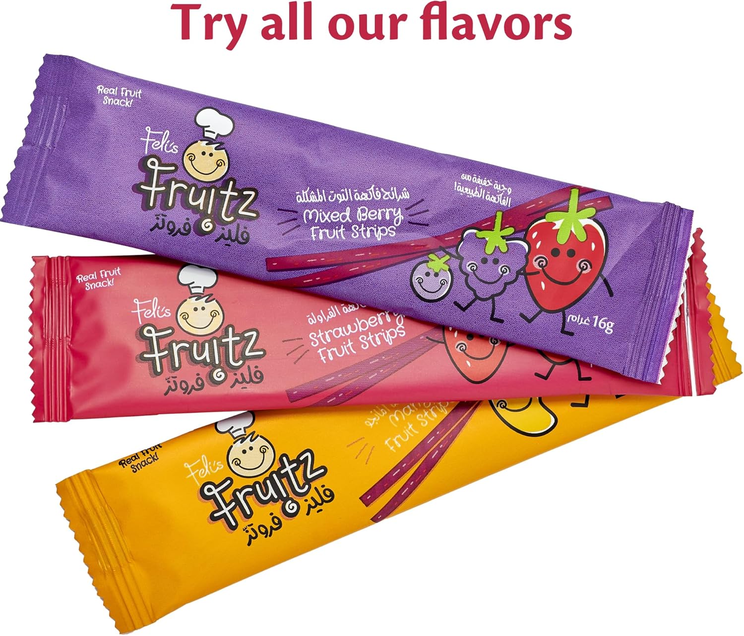 Strawberry Fruit Strips 5 x 16g ESF-363 - Image 5