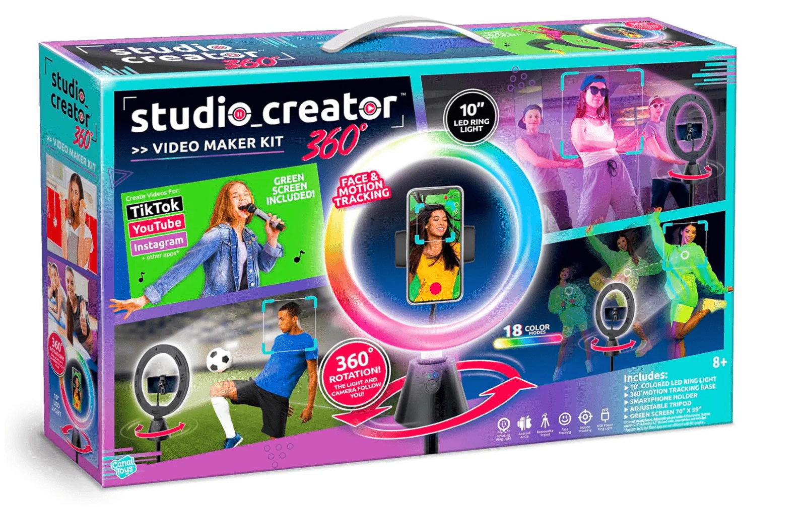 Studio Creator 360° Rotating Studio Video Maker Kit INF028