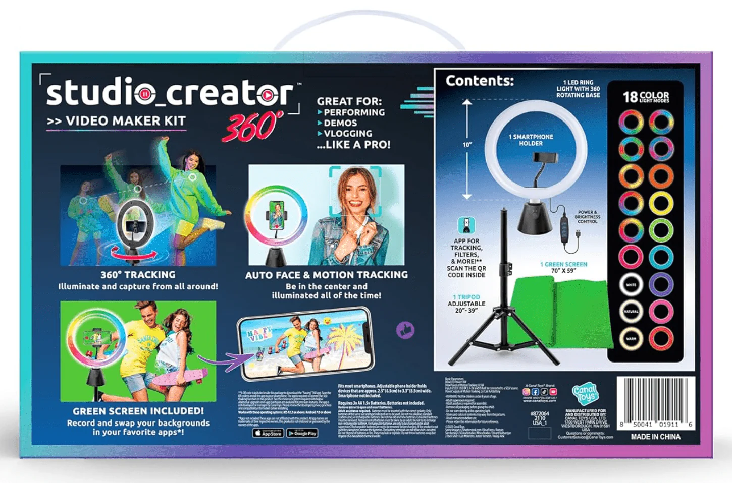 Studio Creator 360° Rotating Studio Video Maker Kit INF028 - Image 2