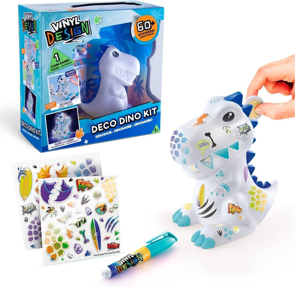 Style 4 Ever Vinyl Design Deco Dino DIY Kit OFG 238
