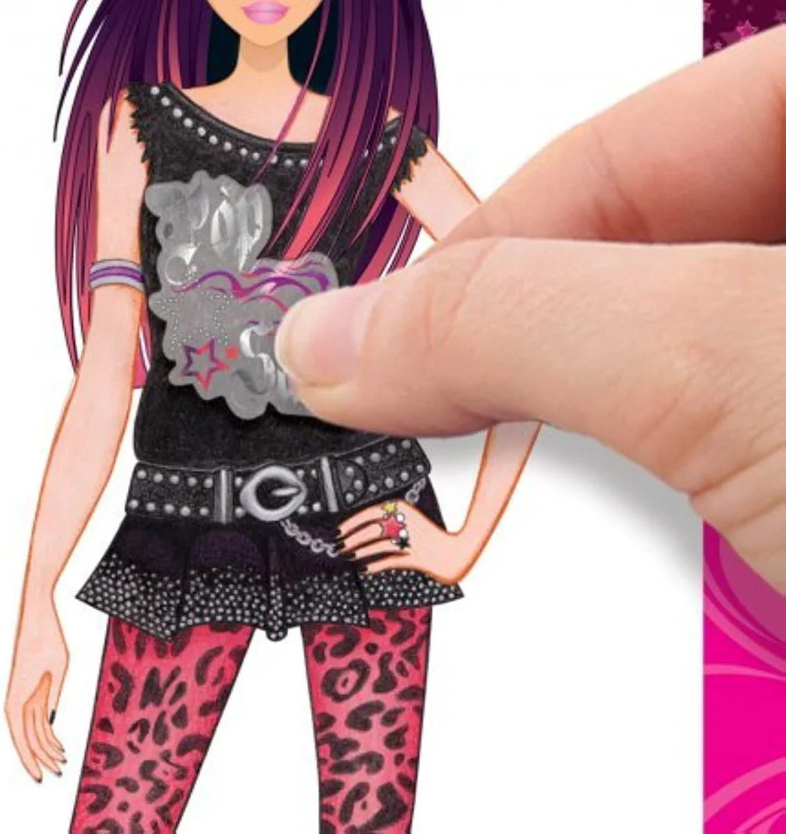 Style Me Up Sketch-to-Go Popstar SMU-1476 - Image 3