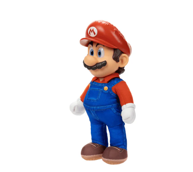 Nintendo The Super Mario Bros. Movie Poseable Plush - Mario 14inch 41726 - Image 2