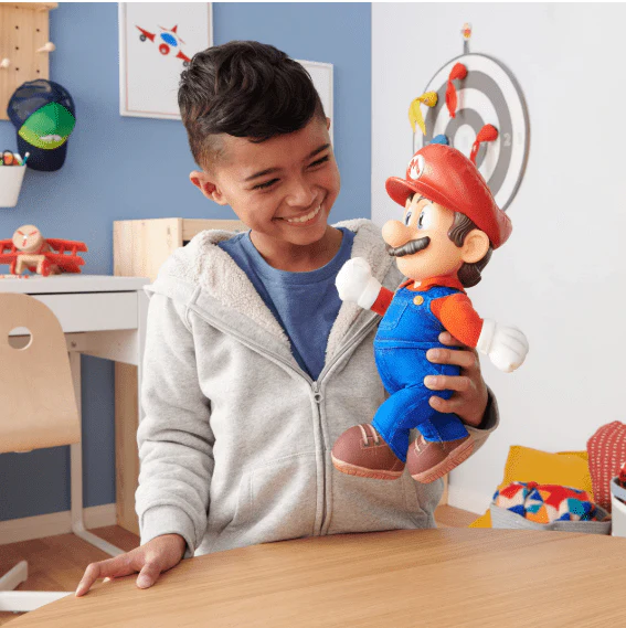 Nintendo The Super Mario Bros. Movie Poseable Plush - Mario 14inch 41726 - Image 4