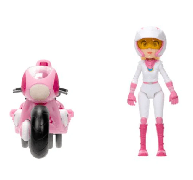 Nintendo The Super Mario Bros. Movie Figure with Kart - Peach 7cm 41769/41721 - Image 3
