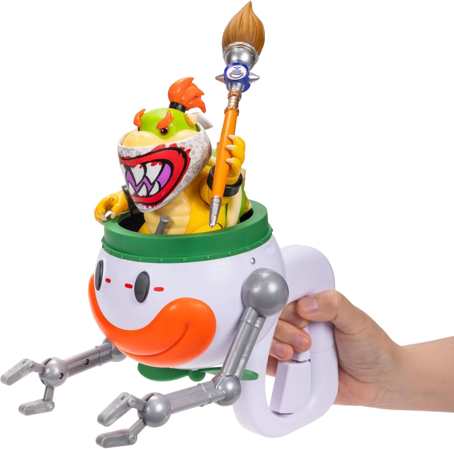 Super Mario Galaxy Movie Bowser Jr. and Clown Car Playset
