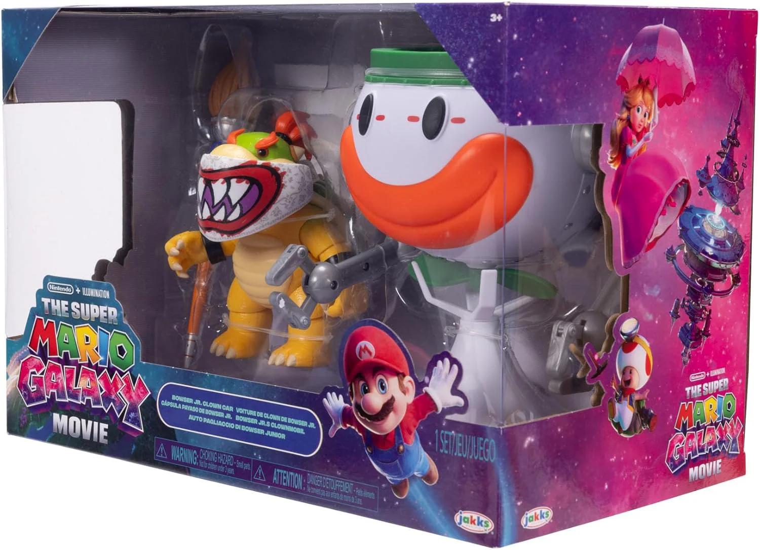 Super Mario Galaxy Movie Bowser Jr. and Clown Car Playset - Image 6
