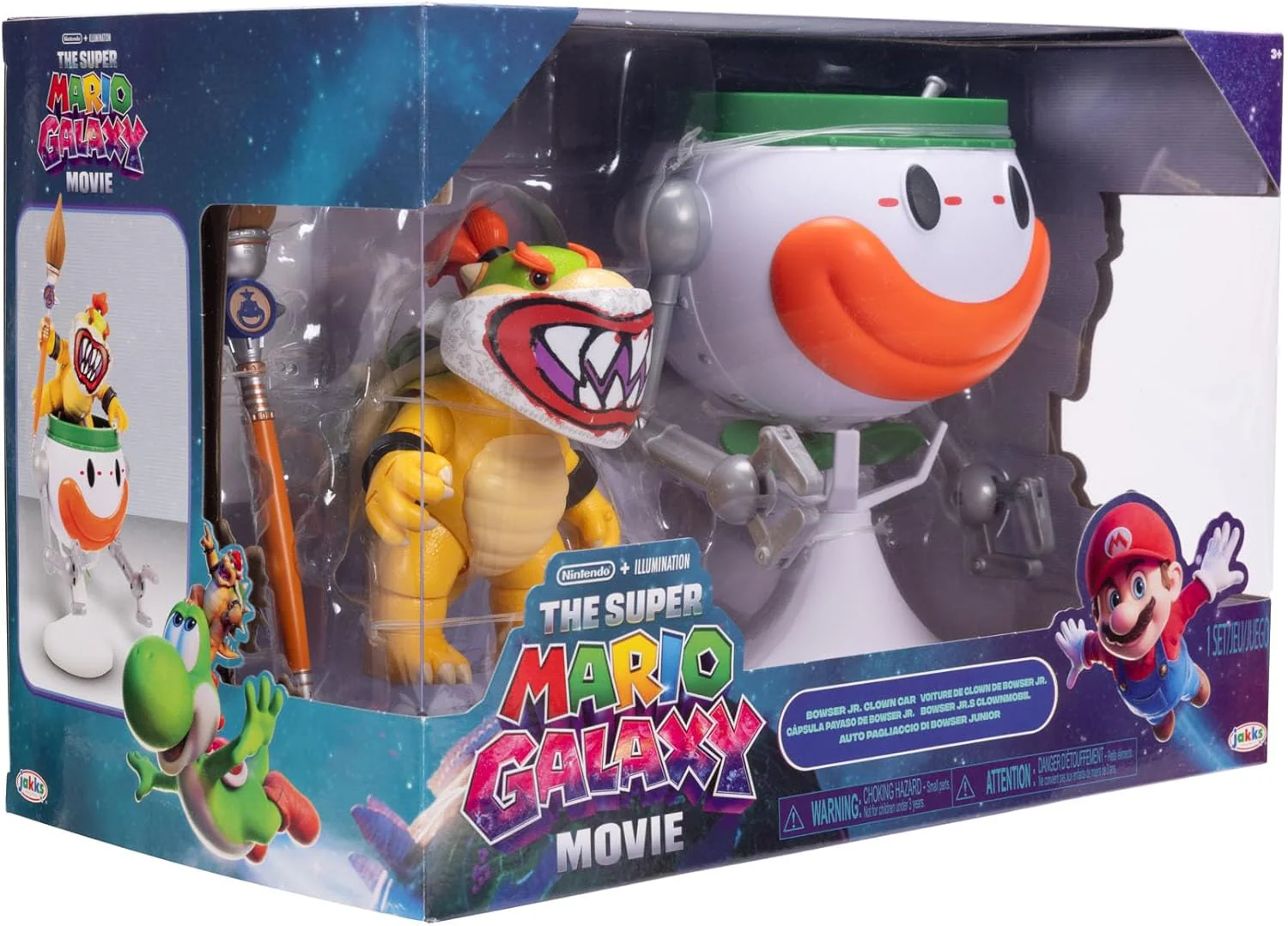 Super Mario Galaxy Movie Bowser Jr. and Clown Car Playset - Image 7