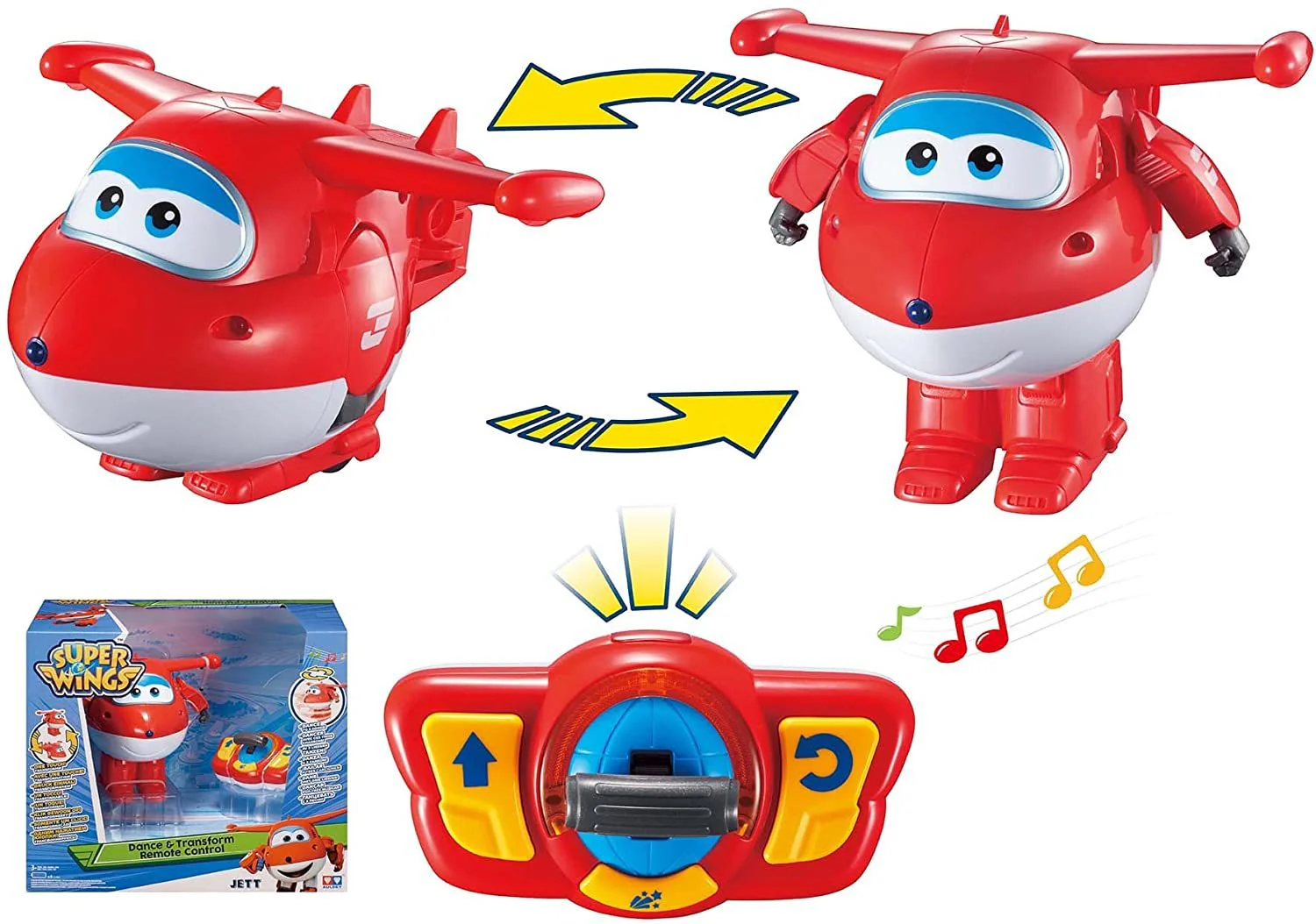 Super Wings Dance Transform Radio Control Jett YW10730 - Image 2