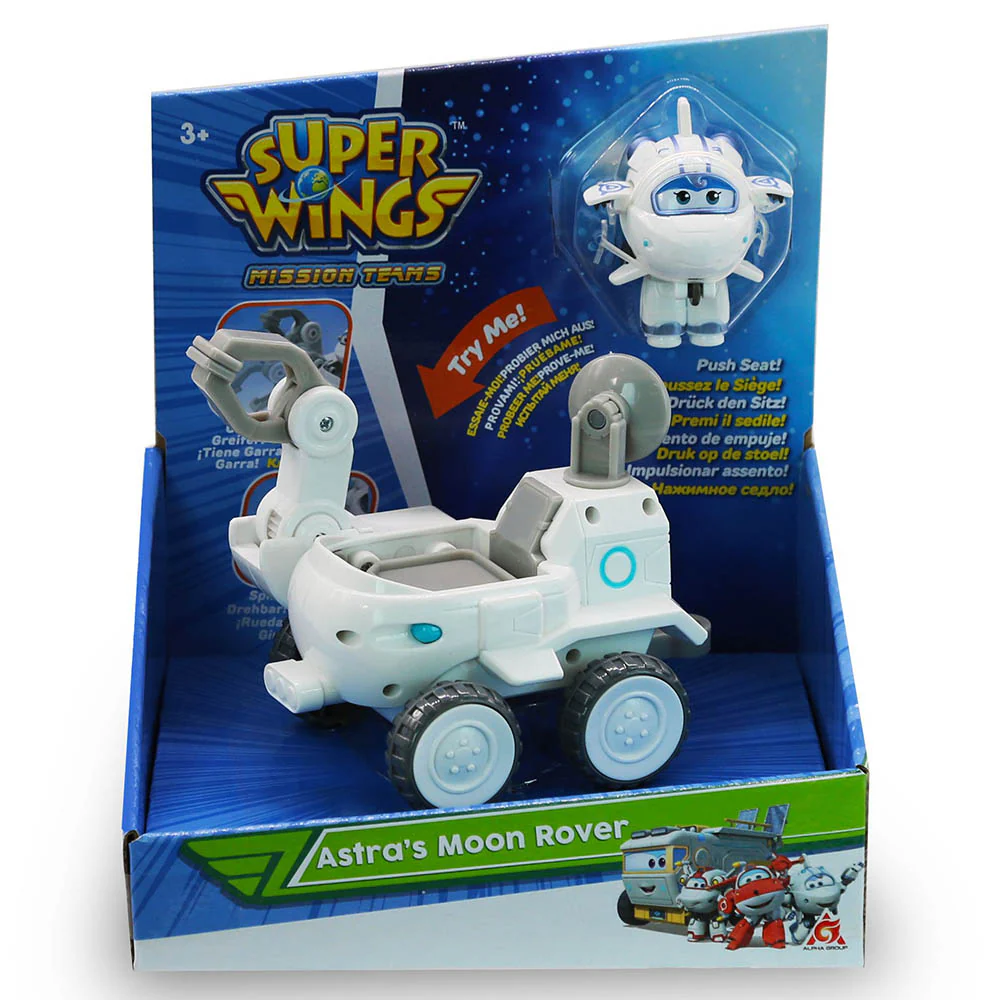 Super Wings Transform a Bot Vehicle Astra's Moon Rover EU730844