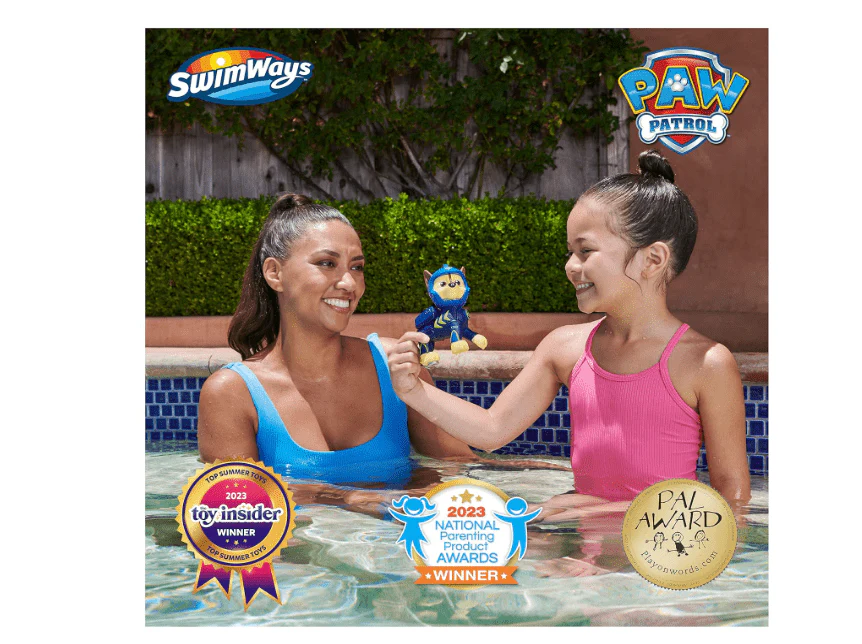 Swimways Paw Patrol Aqua Pups Floatin' Figures - Chase 6067007 - Image 2