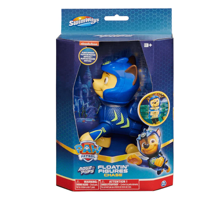 Swimways Paw Patrol Aqua Pups Floatin' Figures - Chase 6067007 - Image 3