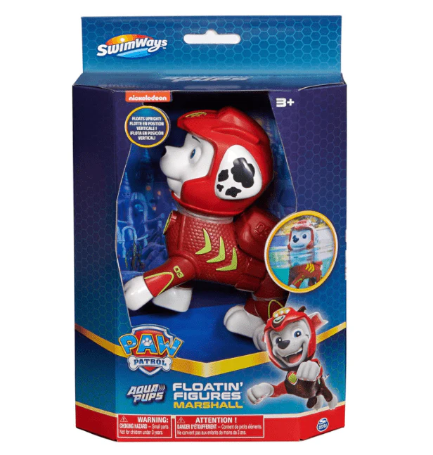 Swimways Paw Patrol Aqua Pups Floatin' Figures - Marshall 6067080 - Image 3
