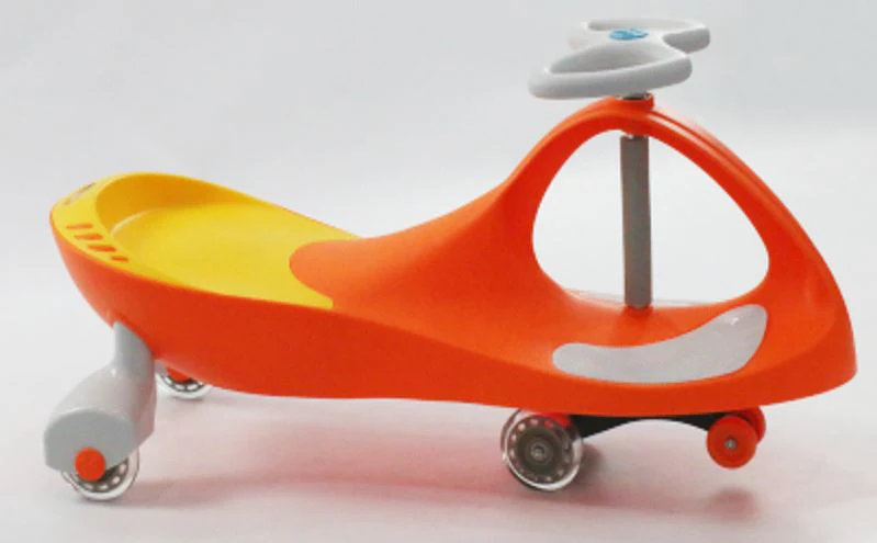 Swing Car / Plasma Car with Silent Wheel Orange/Yellow