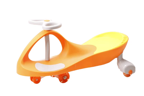 Swing Car With Light Orange/Yellow