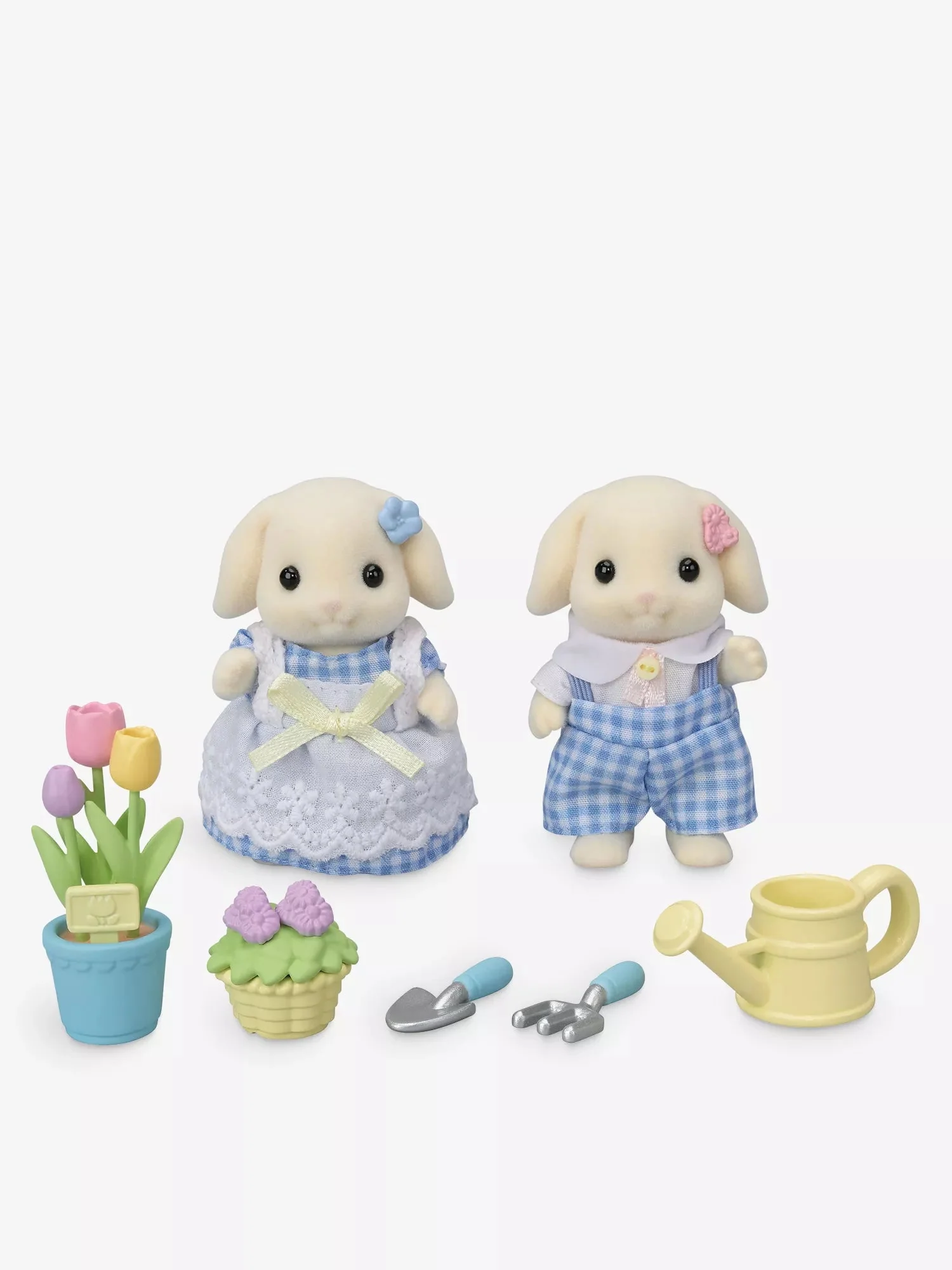 Sylvanian Families Blossom Gardening Set -Flora Rabbit Sister & Brother 04422186 - Image 4