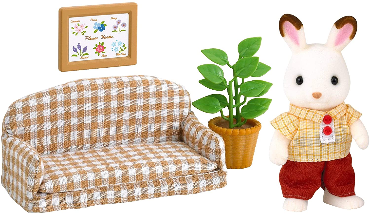 Sylvanian Families Chocolate Rabbit Father Set 5013 - Image 2