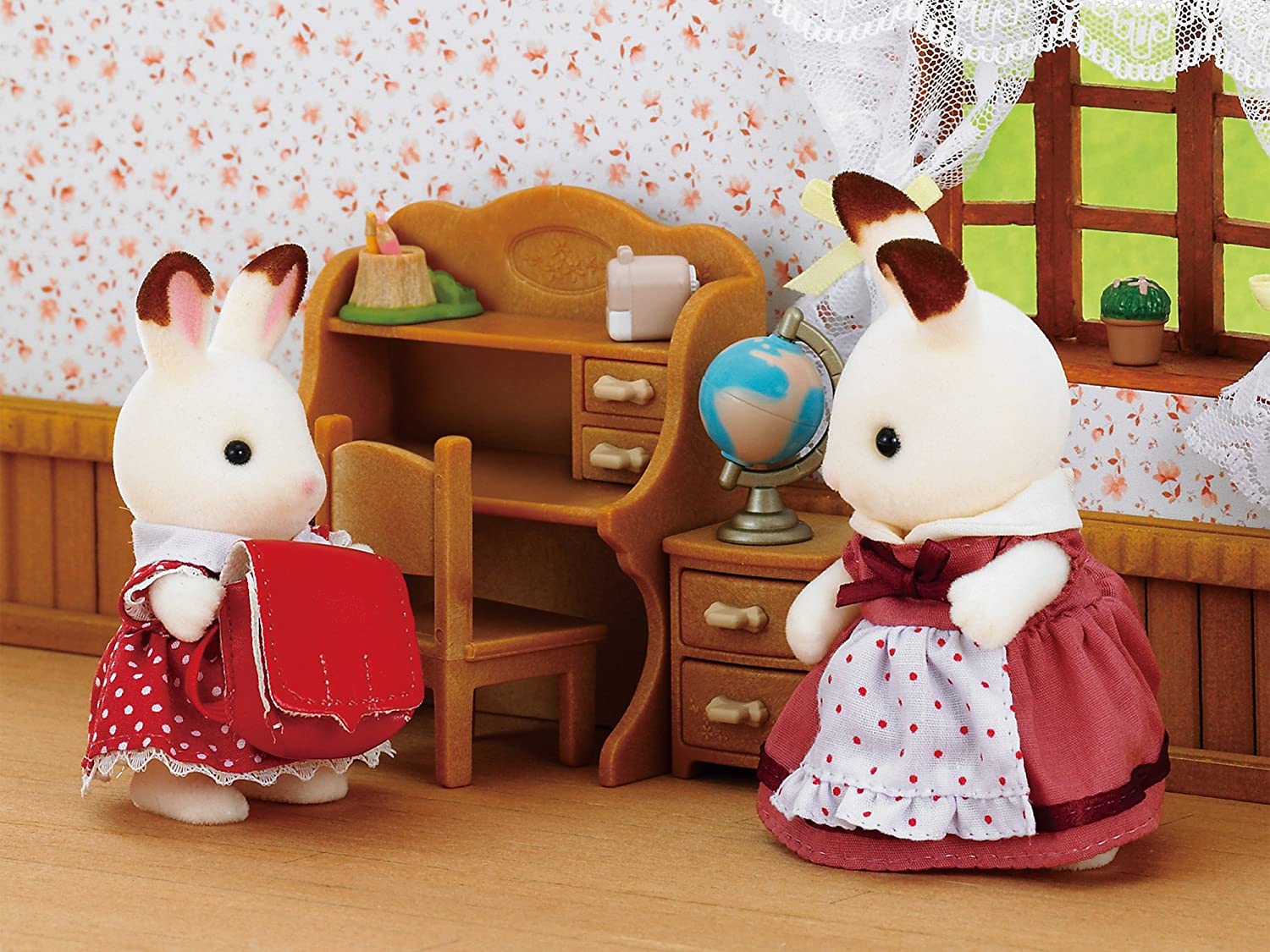 Sylvanian Families Chocolate Rabbit Sister Set 5016