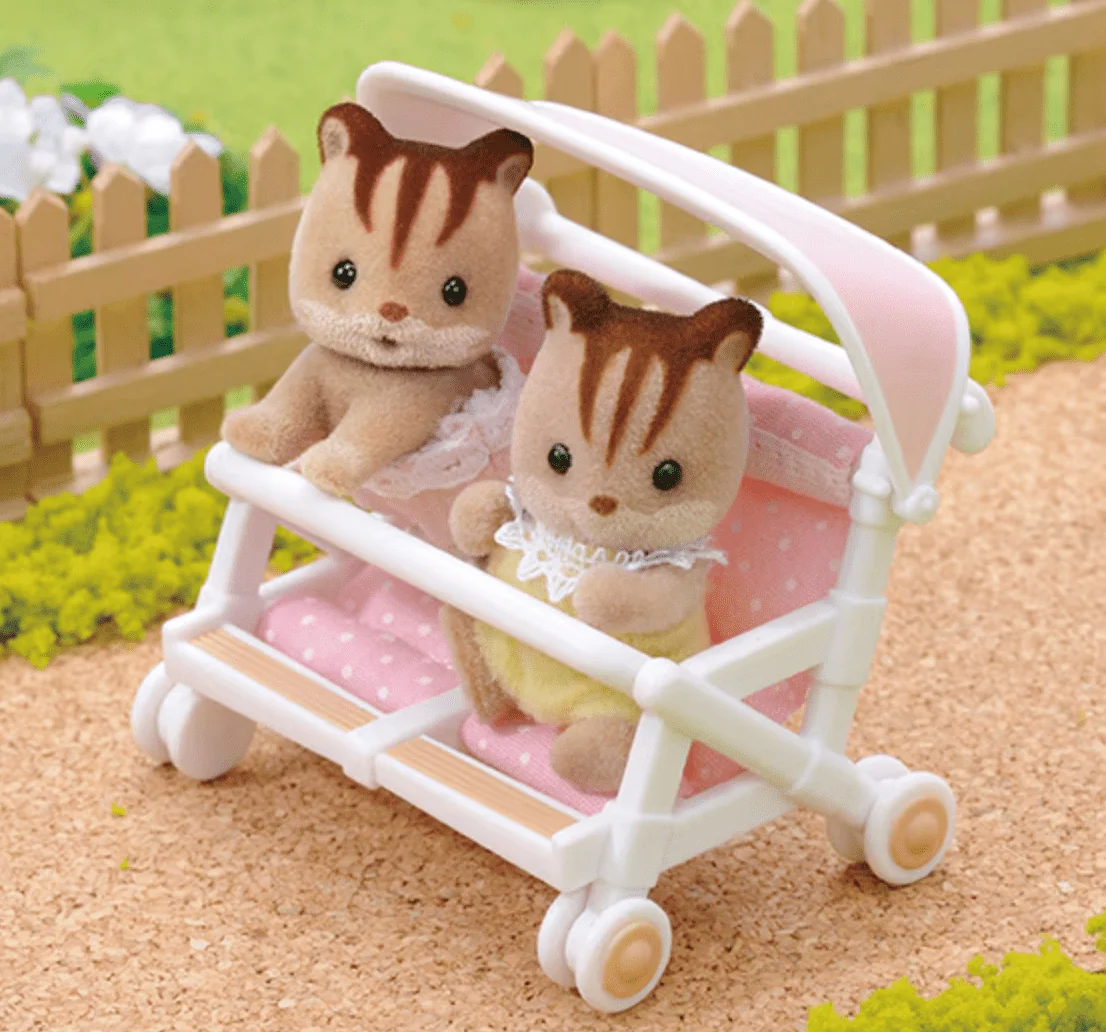 Sylvanian Families Double Pushchair 4533 - Image 3