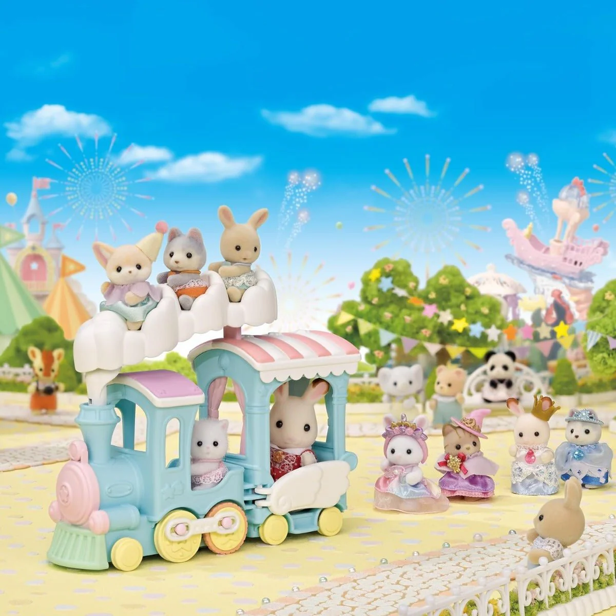 Sylvanian Families Floating Cloud Rainbow Train 5702 - Image 4