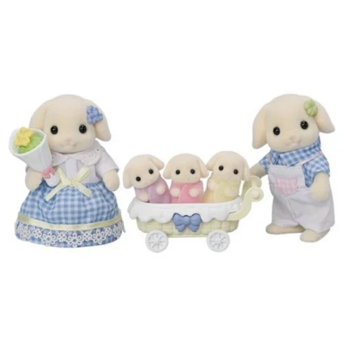 Sylvanian Families Flora Rabbit Family 04422177 - Image 2