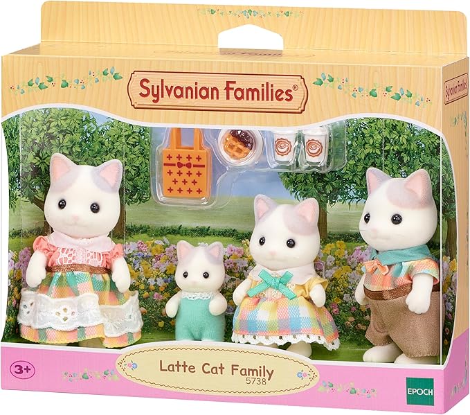 Sylvanian Families Latte Cat Family 04422173 - Image 3