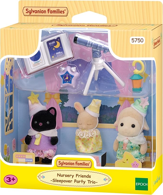 Sylvanian Families Nursery Friends -Sleepover Party Trio 04422187 - Image 5