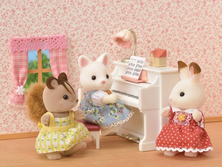 Sylvanian Families Piano & Desk Set 5284 - Image 3