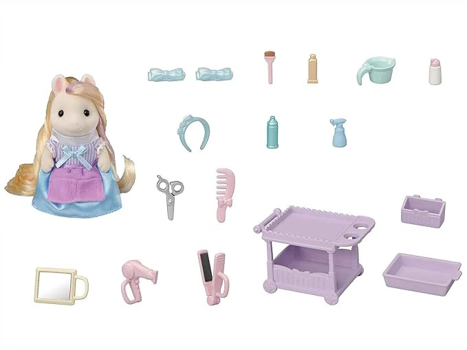 Sylvanian Families Pony's Stylish Hair Set 5644 - Image 3