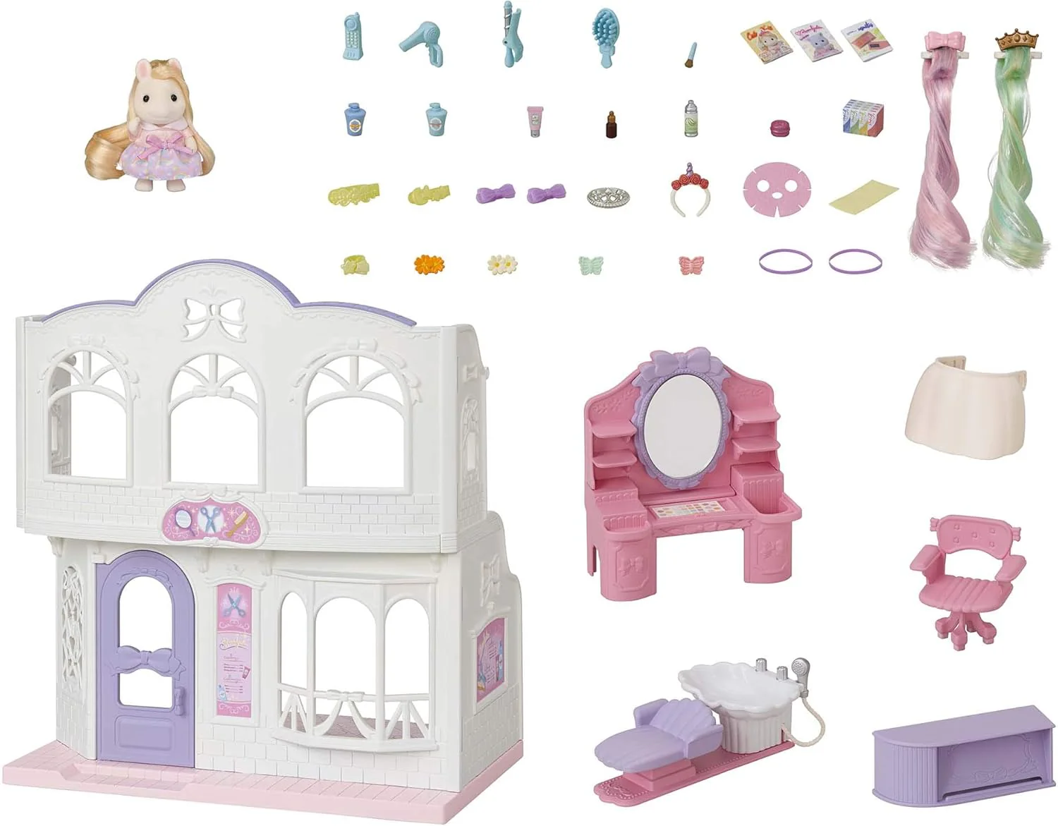 Sylvanian Families Pony's Stylish Hair Salon 5642