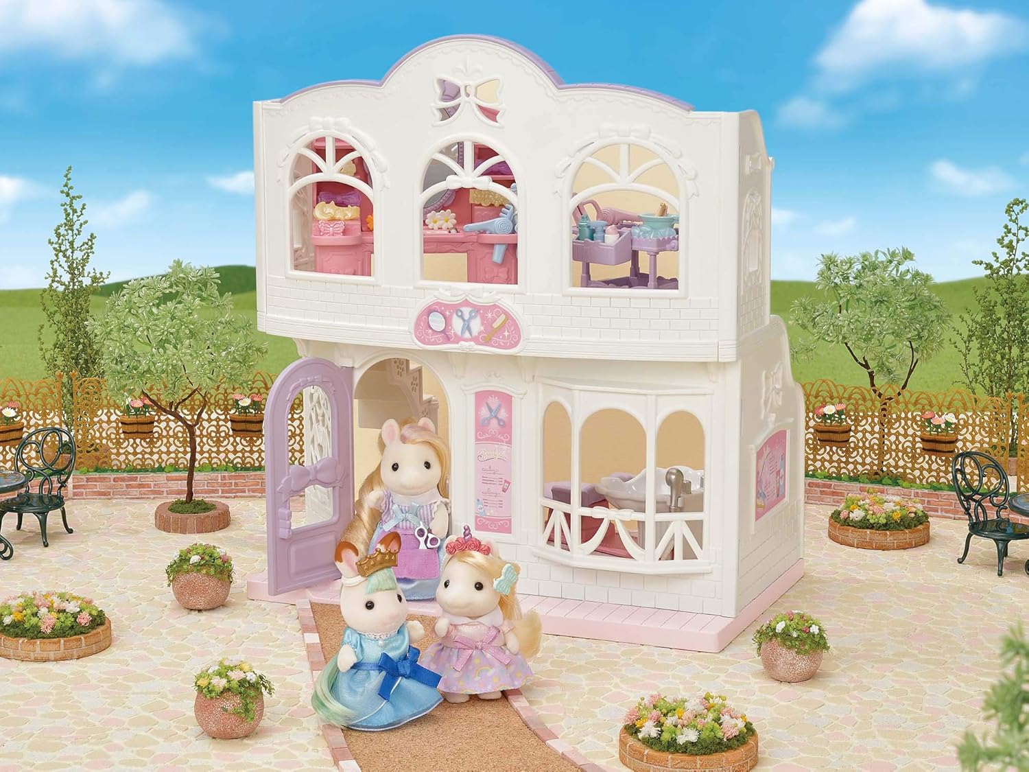 Sylvanian Families Pony's Stylish Hair Salon 5642 - Image 4