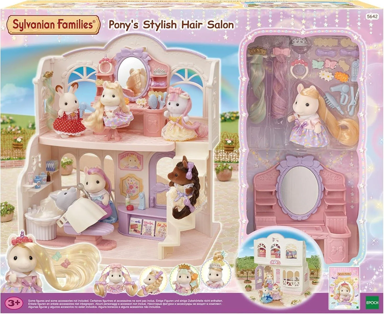 Sylvanian Families Pony's Stylish Hair Salon 5642 - Image 8