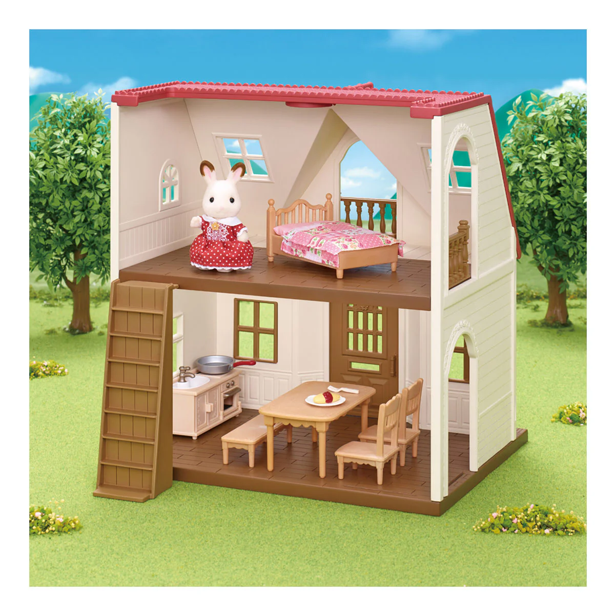 Sylvanian Families Red Roof Cosy Cottage Starter 5303 - Image 4