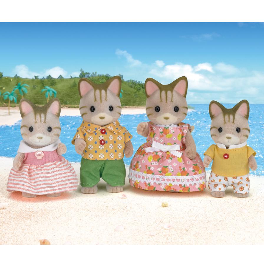 Sylvanian Families Striped Cat Family 5180 - Image 3