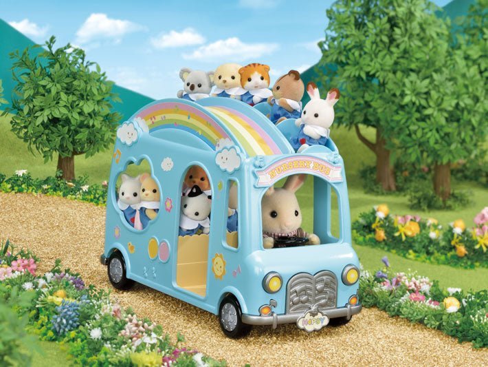 Sylvanian Families Sunshine Nursery Bus Playset 5317