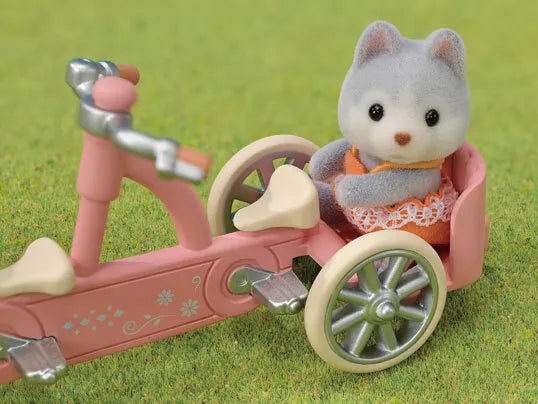 Sylvanian Families tandem Cycling Set-Husky Sister & Brother 5637 - Image 2